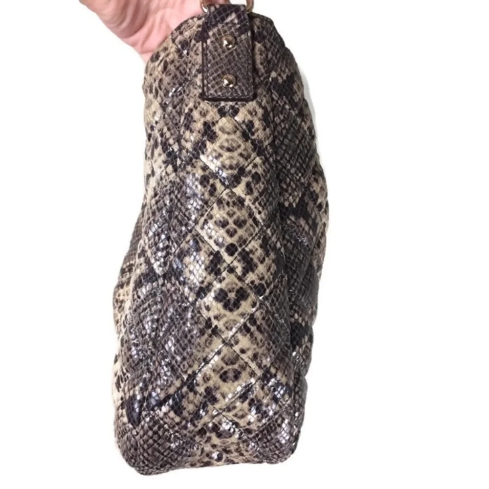 Kate Spade Snake Print Shoulder Bag - Black and Cream - Picture 5 of 14